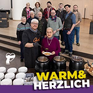 Eröffnungstag Warm & HERZLICH Kirche für Magen & Seele in der Kreuzeskirche